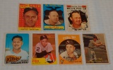 7 Vintage Topps Baseball Nellie Fox Card Lot 1957 1958 1959 1961 1963 1965