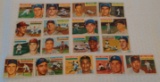 17 Different Vintage 1956 Topps Baseball Card Lot