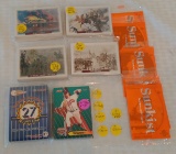 Mini Card Set Lot Sunkist Mantle Musial Clemente Maris Gibson Civil War Ryan All Star