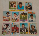 11 Vintage 1970s Topps NFL Football Star HOF Rookie Card RC Lot Blount Stallworth Guy Anderson