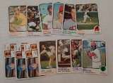 Vintage 1973 Topps MLB Baseball Card Lot Stars HOFers Munson Yogi Brock Palmer Carlton