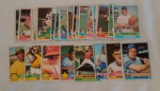 42 Vintage 1976 Topps MLB Baseball Card Lot w/ Stars HOFers