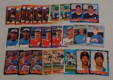 26 Vintage 1980s MLB Baseball HOF Rookie Card Lot RC Johnson Biggio Maddux Alomar Glavine