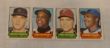 Vintage 1969 Topps 4 Stamp Baseball Panel Intact Mays Stanley Callison Davis