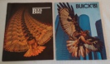 2 Vintage Buick Dealer Magazine Booklet Lot 1981 1982