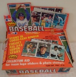 Full Wax Box 1982 Fleer Baseball Stamp Album 24 Books Unused