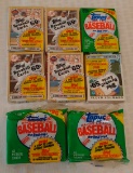 1987 & 1990 Topps Baseball Unopened Cello Jumbo Wax Pack Lot Potential GEM Rookies RC Stars HOFers