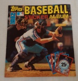 Vintage 1982 Topps Sticker Baseball Complete Set Inside Album Book Stars HOFers