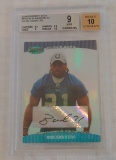 2004 Bowman's Best #185 Autographed Rookie Card RC Bob Sanders Colts BGS Beckett GRADED 9 10 MINT