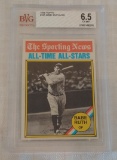 Vintage 1976 Topps MLB Baseball Card #345 Babe Ruth ATG Yankees HOF Beckett GRADED 6.5 EX-MT+