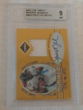 2003 Leaf Limited Material Monikers #M29 Priest Holmes 04/10 Autographed Relic BGS Graded 9 MINT