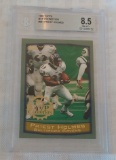 1999 Topps NFL Football MVP Promotion Only 100 Made Rare #287 Priest Holmes BGS Graded 8.5 Ravens