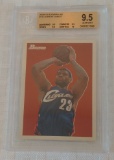 2009-10 Bowman 48 NBA Basketball Card #14 LeBron James Cavs Lakers BGS Beckett GRADED 9.5 GEM MINT