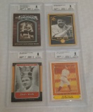 4 BGS Beckett GRADED Babe Ruth Modern Yankees Card Lot 8 NRMT MINT HOF Upper Deck Topps Legends