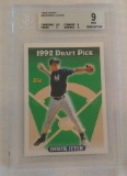 1993 Topps Baseball #98 Derek Jeter Yankees BGS GRADED 9 MINT Beckett Yankees HOF 9 Subs MLB Key