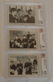 3 Vintage 1964 Topps Beatles B&W NonSport Card Lot Beckett GRADED 2.5 4.5 5 Lennon Paul Ringo George