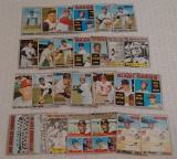 27 Vintage 1970 Topps MLB Baseball Card Lot Stars HOFers Team Leaders