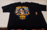 2 Big Ben Roethlisberger Shirt Lot New Tags Steelers Super Bowl Rings Sizes Adult M L