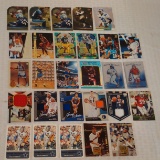 28 Insert Card Lot NFL NBA Baseball Wave Water Relic Jersey Gold Medallion Porzingis