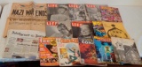 Vintage Newspaper Magazine Lot Nazi World War 1940s Life Comic Related Religious Church Directory