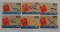6 Rare 1940s Vintage Peco Candy Cigarettes Navy Airplane Untorn Card Lot