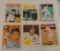 6 Vintage Baseball Card Lot w/ 1954 Topps Shantz Rookie 1957 Roy Campanella Creased 1963 Fleer White