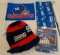 NY Giants NFL Football Lot 3x5 Banner Car Flag Hat