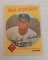 Vintage 1959 Topps Baseball Card #387 Don Drysdale Dodgers HOF Very Solid Condition