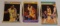 3 Vintage Fleer NBA Basketball Magic Johnson Card Lot 1987-88 1989-89 Regular All Star Lakers HOF