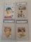 4 GRADED Baseball Card Lot 1971 Dell Stamps Reggie Robinson Mickey Mantle Beckett 2002 Fleer Greats