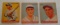 3 Vintage 1933 Goudey Baseball Card Lot Sewell Mangum Berry