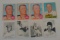 Vintage 1960s Topps Baseball Card Lot Deckle Insert 1965 Warren Spahn 1968 Jim Bunning HOF