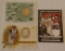 3 Baseball Relic Game Used Insert Card Lot Albert Pujols Bill Mazeroski Jersey Johnny Bench Bat