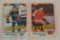 Vintage 1981-82 Topps NHL Hockey Card Pair #16 Wayne Gretzky 3rd Year & #45 Behn Wilson