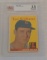 Vintage 1958 Topps Baseball Card #1 Ted Williams Red Sox Beckett GRADED 3.5 VG+ HOF