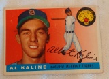Vintage 1955 Topps Baseball Card #4 Al Kaline Tigers HOF