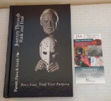 Bernie Parent Autographed Signed NHL Hockey Book Journey Through Risk And Fear JSA COA Flyers