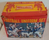 Rare Vintage Winston Football Uniform Original Empty Display Box Nice Graphics