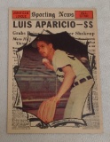 Vintage 1961 Topps Baseball Card #574 Luis Aparicio All Star White Sox HOF Sporting News