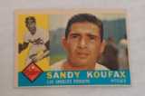Vintage 1960 Topps Baseball Card #343 Sandy Koufax Dodgers HOF Very Solid Condition