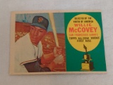 Vintage 1960 Topps Baseball Card #316 Willie McCovey Giants HOF Rookie RC