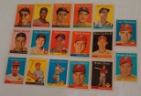 17 Vintage 1958 Topps Baseball Card Lot