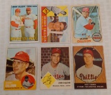 6 Vintage Johnny Callison Phillies Baseball Card Lot Dick Farrell Hires Root Beer 1963 Fleer Topps
