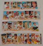 28 Vintage 1968 Topps Baseball Card Lot Semi Stars Rookies