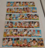 56 Vintage 1965 Topps Baseball Card Lot Dodgers Rookies SP