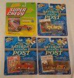 4 Johnny Lightning MOC Die Cast Car Lot Saturday Evening Post Super Chevy