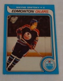 Key Vintage 1979-80 Topps NHL Hockey #18 Wayne Gretzky Rookie Card RC Oilers Solid Mid Grade HOF