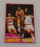 Key Vintage 1981-82 Topps NBA Basketball Card #21 Earvin Magic Johnson 2nd Year Lakers HOF Solid