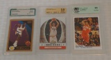 3 NBA Basketball GRADED Card Lot BGS Beckett 9.5 GEM Mayo Bargnani Hardaway