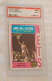 Vintage 1974-75 Topps NBA Basketball Card #200 Dr J Julius Erving Nets HOF PSA GRADED 7 NRMT
